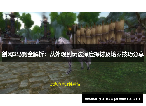 剑网3马驹全解析：从外观到玩法深度探讨及培养技巧分享